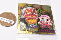 Niforamtion ONE PIECE Pirate Sticker Wafer LOG.7 Emperor of the sea [7.Tenguyama Hitetsu & Toko (Rare)]