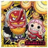 Niforamtion ONE PIECE Pirate Sticker Wafer LOG.7 Emperor of the sea [7.Tenguyama Hitetsu & Toko (Rare)]