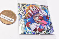 Niforamtion ONE PIECE Pirate Sticker Wafer LOG.7 Emperor of the sea [12.Buggy (Super grand rare)]
