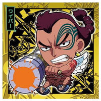 Niforamtion ONE PIECE Pirate Sticker Wafer LOG.7 Emperor of the sea [21.Wyper (Rare)]