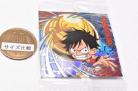 Niforamtion ONE PIECE Pirate Sticker Wafer LOG.7 Emperor of the sea [27.Monkey D. Luffy (Super rare)]