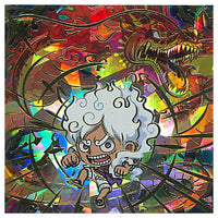 Niforamtion ONE PIECE Pirate Sticker Wafer LOG.7 Emperor of the sea [31.Secret 1 : Monkey D. Luffy VS Kaidou]