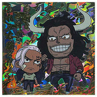 Niforamtion ONE PIECE Pirate Sticker Wafer LOG.7 Emperor of the sea [32.Secret 2 : Kaidou & Alber]