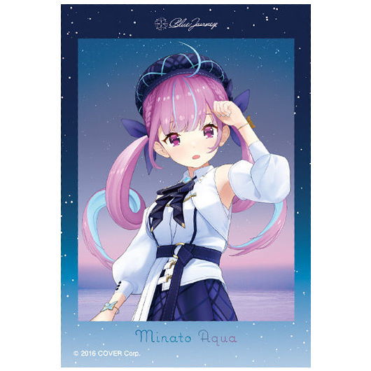 Hololive Blue Journey Song of Dawn Sticker Candy [3.Aqua Minato]