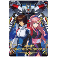 Gundam SEED FREEDOM Wafer [32.Kira & Lacus & Mighty Strike Freedom Gundam (UR)]