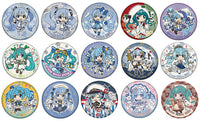 Hatsune Miku CAN BADGE COLLECTION SNOW MIKU2024 [All 15 type set(Full Complete)]