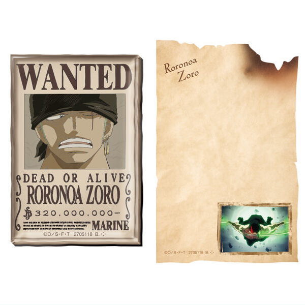 ONE PIECE  Character Magnets [2.Roronoa Zoro]
