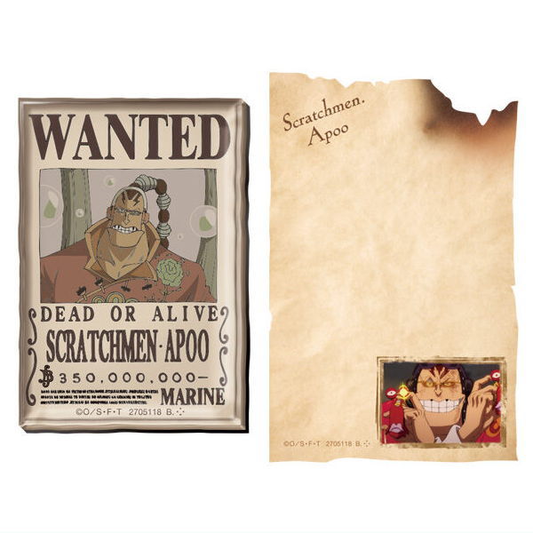ONE PIECE  Character Magnets [20. Scratchmen Apoo]