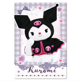 Sanrio Characters Twin Wafer Live Character Ver. [3.Kuromi (normal)]