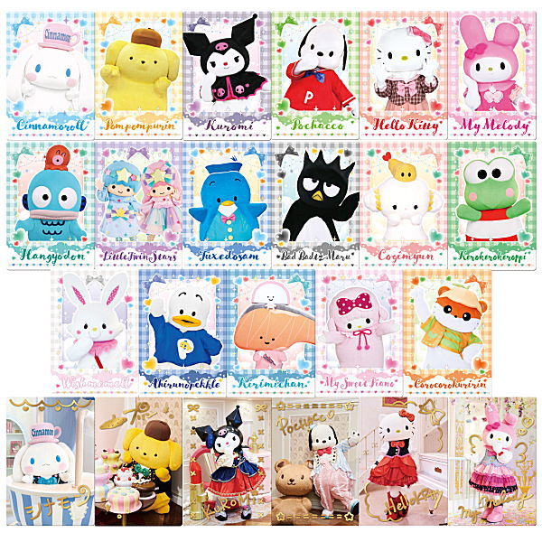 Sanrio Characters Twin Wafer Live Character Ver. [All 23 type set(Full Complete)]