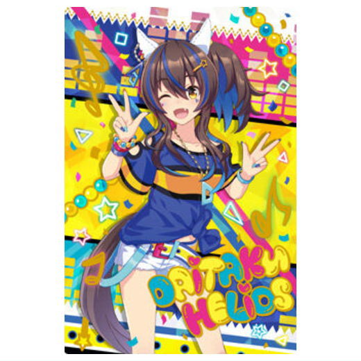 Uma Musume Pretty Derby Twin Wafers 7R [6.Daitaku Helios: character card(competition uniform) (hologram & foil stamping)]