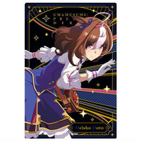 Uma Musume Pretty Derby Twin Wafers 7R [25.Meisho Doto: bromide card (embossed)]