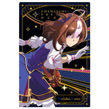 Uma Musume Pretty Derby Twin Wafers 7R [25.Meisho Doto: bromide card (embossed)]