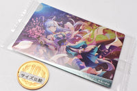 Uma Musume Pretty Derby Twin Wafers 7R [28.Omoi yori, omoikake: visual art card (embossed)]