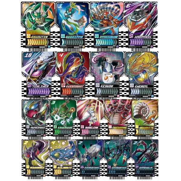 Kamen Rider Gotchard Ride Chemy Trading Card Wafer 03 [Assorted 18 type set (1-18)]