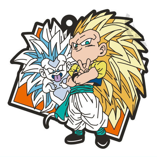 DRAGON BALL Rubber mascot ART Gummy Part.2 [10.Gotenks & Ghost]