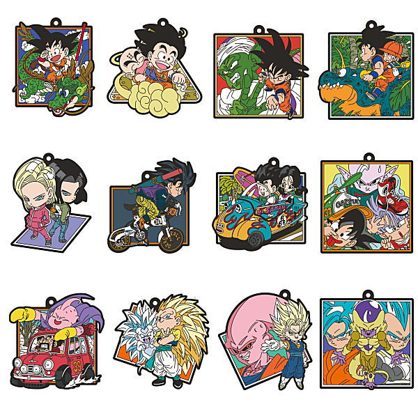 DRAGON BALL Rubber mascot ART Gummy Part.2 [All 12 type set (Full Complete)]