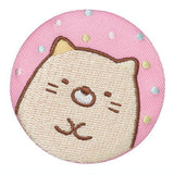 Sumikkogurashi embroidered tin badge biscuit [4.Neko]