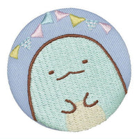 Sumikkogurashi embroidered tin badge biscuit [5.Tokage]