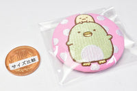 Sumikkogurashi embroidered tin badge biscuit [7.Penguin? and Tapioca]