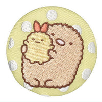 Sumikkogurashi embroidered tin badge biscuit [8.Tonkatsu and Ebifurai no shippo]