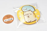 Sumikkogurashi embroidered tin badge biscuit [12.Neko and Tokage]