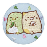 Sumikkogurashi embroidered tin badge biscuit [13.Neko and Penguin?]