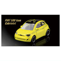 Majorette Minicar B20 EV collection [3.FIAT 500 Icon Cabriolet (Yellow)]