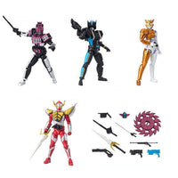 SHODO-XX DOUBLE CROSS Kamen Rider Part.7 [Assorted 5 type set (1.Kamen Rider Decade Complete Form/2.Kamen Rider Diend/3.Kamen Rider Valkyrie Rushing Cheetah/4.Kamen Rider Baron Banana Arms/7.Expansion parts set)]