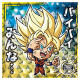 Dragon Ball Super Warriors Sticker Wafer Super Tenkaichi no Densetsu [17.Son Gokou (God rare)]