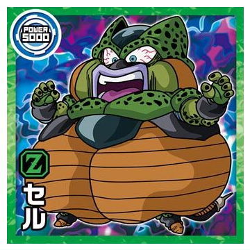 Dragon Ball Super Warriors Sticker Wafer Super Tenkaichi no Densetsu [25.Cell (Normal)]