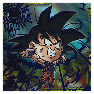 Dragon Ball Super Warriors Sticker Wafer Super Tenkaichi no Densetsu [32.Secret : Son Gokou]