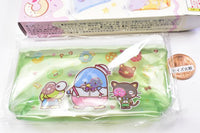 Sanrio Characters Colorful Pouch [3.Kerokerokeroppi  & Tuxedo Sam & Chococat]