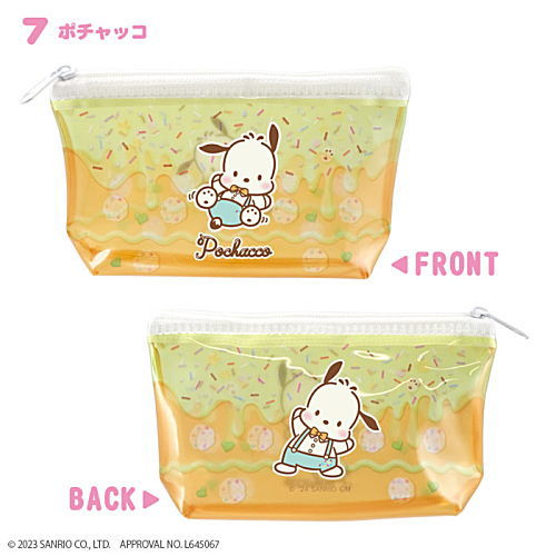 Sanrio Characters Colorful Pouch [7.Pochacco]