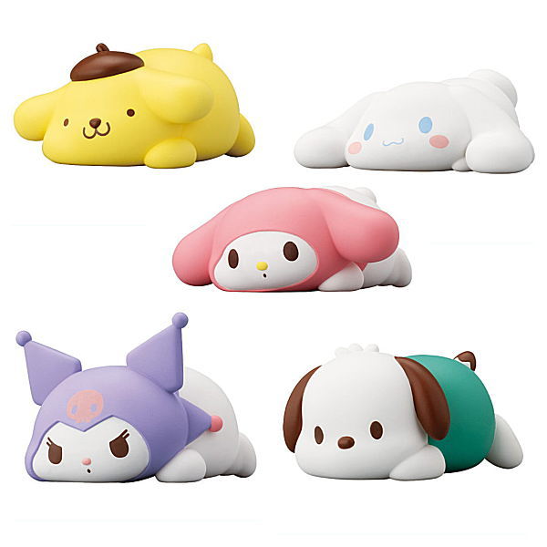 Mocchiri Kororin Sanrio Characters [Assorted 5 type set (2.Pompompurin/3.Cinnamoroll/4.My Melody/5.Kuromi/6.Pochacco)]