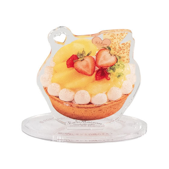 La Maison ensoleille table tart Acrylic Stand [4.Setouchi lemon and white peach tart]