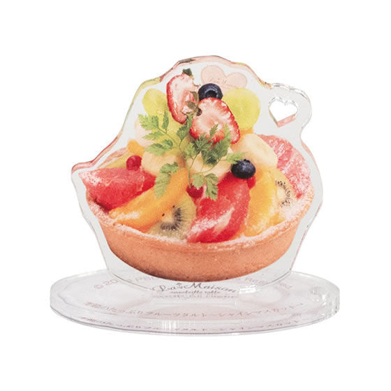 La Maison ensoleille table tart Acrylic Stand [8.Plenty of seasonal fruit tarts-Shine Muscat-]