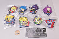 Deformed Rubber Yu-Gi-Oh! SEVENS key chain [All 8 type set(Full Complete)]