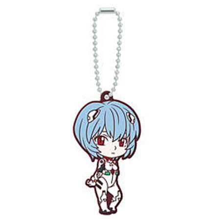 Gashapon Kuji Evangelion: 3.0+1.0 Thrice Upon a Time Assort [4.B award: Rubber mascot Rei Ayanami]