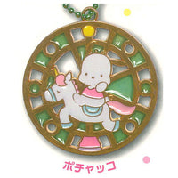 Sanrio Characters Stained Glass Key Chain [1.Pochacco]