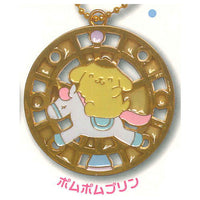 Sanrio Characters Stained Glass Key Chain [2.Pompompurin]