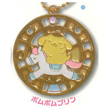 Sanrio Characters Stained Glass Key Chain [2.Pompompurin]