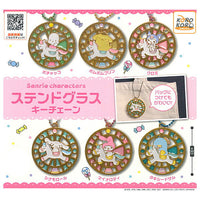 Sanrio Characters Stained Glass Key Chain [All 6 type set(Full Complete)]