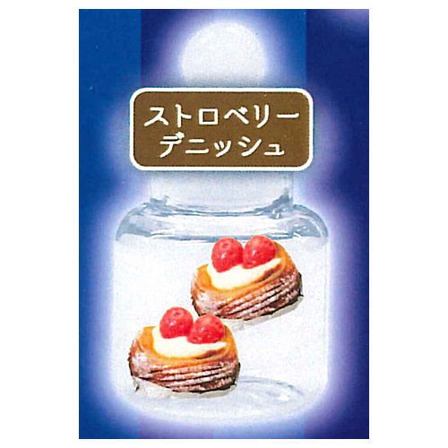 Super Precision Resin Clay in Miniature Bottle Crispy Danish [6.Strawberry Danish]