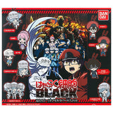 Cells at Work!BLACK Work...! Capsule rubber mascot [All 9 type set(Full Complete)]