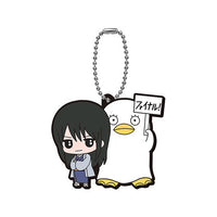 Gintama THE FINAL capsule rubber mascot [5.Katsura & Elizabeth]