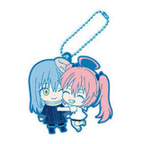 Gashapon Kuji Tensei shitara Slime datta ken Assort [6.B award: Rubber Mascot Rimuru & Milim(mabudachi)]