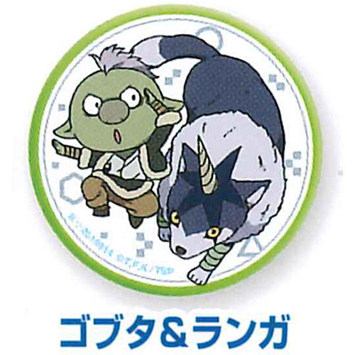 Gashapon Kuji Tensei shitara Slime datta ken Assort [13.C award: Can badge Gobuta & Ranga]