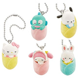 Sanrio Characters Okurumi Baby Mascot [All 5 type set(Full Complete)]