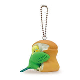 Mugyuttori Mascot Ball Chain [5.Budgerigar Light Green]